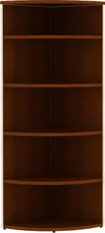 Curved Corner Bookcase