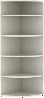 Curved Corner Bookcase