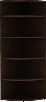 Curved Corner Bookcase