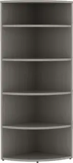 Curved Corner Bookcase