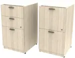 Pair of 2 & 3 Drawer Pedestals for Concept 70 Desks