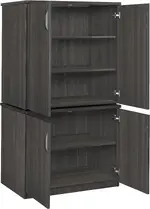 Double Storage Cabinet Tower