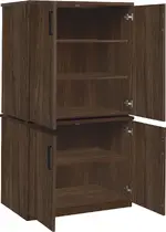 Double Storage Cabinet Tower