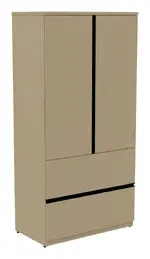Storage Cabinet with Lateral Drawers