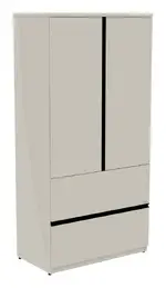 Storage Cabinet with Lateral Drawers