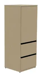 Vertical Storage Cabinet with Drawers