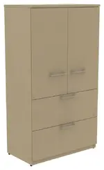 Storage Cabinet with Lateral File Drawers