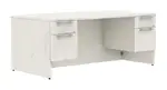 Bow Front Desk with Drawers