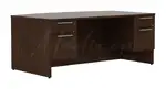 Bow Front Desk with Drawers