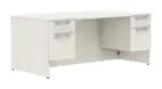 Bow Front Desk with Drawers