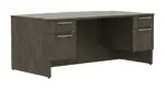 Bow Front Desk with Drawers