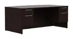 Bow Front Desk with Drawers
