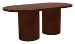 Racetrack Conference Table with Drum Base