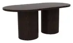 Racetrack Conference Table with Drum Base
