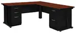 L Shaped Desk with Drawers