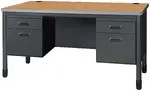 Rectangular Desk With Drawers