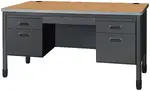 Rectangular Desk With Drawers