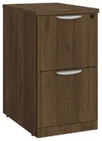 2 Drawer Mobile Pedestal - 28.25 Tall