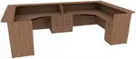 2 Person Reception Desk with Drawers