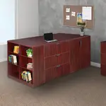 3 Storage Cabinet with Lateral File and Bookcase