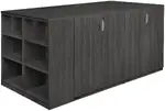 Storage Cabinet Quad with Bookcase