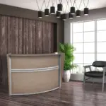 Curved Reception Desk