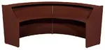 2 Person Curved Reception Desk