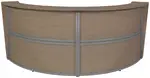 2 Person Curved Reception Desk