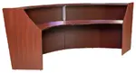 2 Person Curved Reception Desk