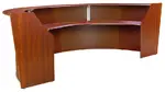3 Person Curved Reception Desk