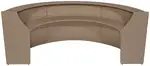 3 Person Curved Reception Desk