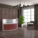 Curved Reception Desk