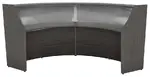 2 Person Curved Reception Desk