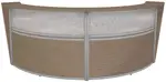 2 Person Curved Reception Desk