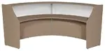 2 Person Curved Reception Desk