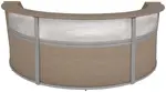 3 Person Curved Reception Desk