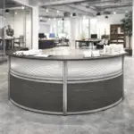 Curved Front Reception Desk