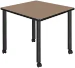 Square Table with Casters