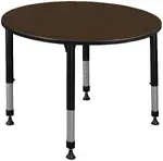 Adjustable Height Round Student Table