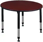 Adjustable Height Round Student Table