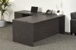 L Shaped Desk with Drawers