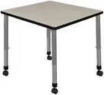 Rolling Square Classroom Table
