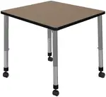 Rolling Square Classroom Table