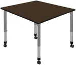 Large Adjustable Rolling Table