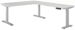 L Shape Height Adjustable Desk