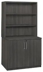 Office Storage Cabinet with Hutch