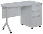 Mobile School Desk with Drawers