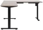 L Shaped Height Adjustable Desk