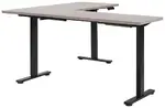 L Shaped Height Adjustable Desk