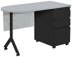 Mobile Classroom Desk with Drawers